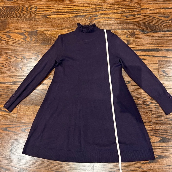 Plum knit dress - Picture 4 of 5